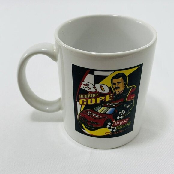Vintage Derrike Cope Mug Racing Car Driver Bryan Pontiac 30 NASCAR Tournament - Picture 2 of 10